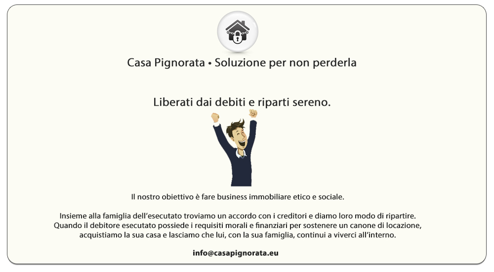 Casa Pignorata - soluzione per non perderla